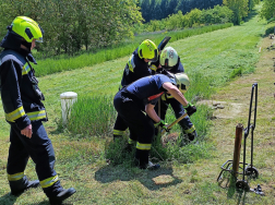 Gázvezeték sérült Zalaegerszegen (Fotó: Zalaegerszeg HTP)