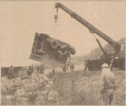 Korabeli kép 1991 tűzoltói mentésről