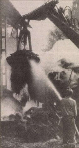 Korabeli kép 1991 tűzoltói mentésről