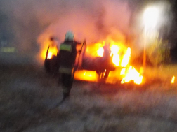 Autó vált lángok martalékává Keszthelyen